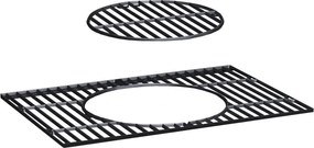 Multifunciós Avenberg GENIUS BBQ grill + öntöttvas rostély + öntöttvas grill lap + pizzakő