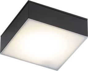 ANTIGO 8057 TOTTORI Négyzetes Mennyezeti Lámpa Fekete LED IP44