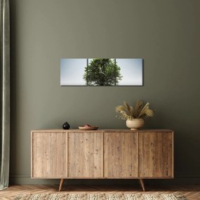 Kép - Magányos fa (órával) (90x30 cm)