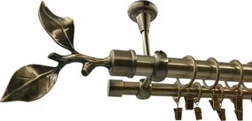 Mennyezeti Függönykarnis 25+19mm Arany Antik 120 Ág