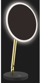 Deante ADI_Z812-LED SILIA fürdőszobai tölthető kozmetikai tükör LED/5V 5000mAh 2700-6500K IP44