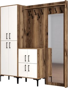 Berlin ABC - Walnut, White
