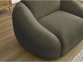 Zöld buklé fotel Tina – Bobochic Paris