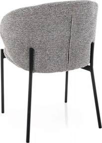 Kioto étkezőszék szürke/fekete