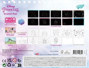 Disney Hercegnők Beauty scratch képkarcoló készlet és activity szett