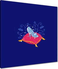 Vászonkép 60x60 Cipő a párnán