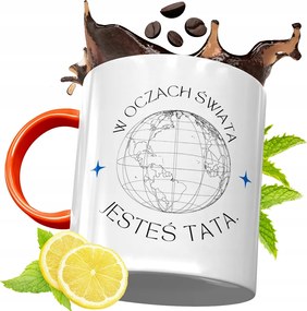 Narancssárga Bögre Apák Napjára Ajándék fényképes nyomtatással