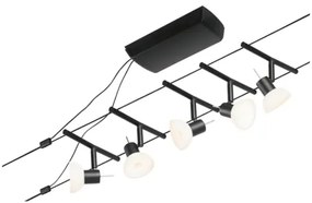 Paulmann 94450 - 5x GU5,3/10W SHEELA spotlámpa, 230V, fekete