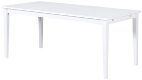 Asztal Riverton 632Fehér, 76x90x180cm, Közepes sűrűségű farostlemez, Közepes sűrűségű farostlemez