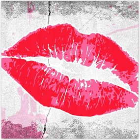 Poszterek 100x100 Száj, mint málna Ajkak