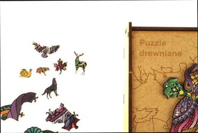 Puzzle, fa, A4, 90 darabos, PANTA PLAST Owl (INP422000402)