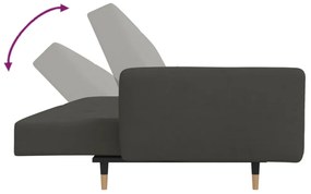 kétszemélyes sötétzöld bársony kanapéágy két párnával