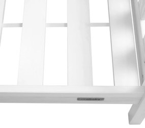 Gyermek ház alakú ágy korláttal és ágyráccsal New Baby CASTELLO 160x80 cm fehér
