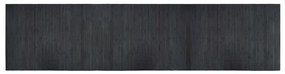 négyszögletű szürke bambusz szőnyeg 70 x 300 cm