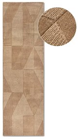 Bézs kézi szövésű gyapjú futószőnyeg 80x250 cm Ursule – Villeroy&amp;Boch