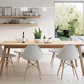 Csillár zsinóron GENESIS 7xGU10/8W/230V fehér