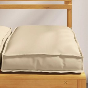 Pallet Párnák 2 db Bézs 40x40x8 cm Oxford Szövet