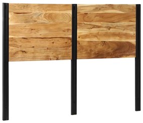 tömör fa akác és vas fejtámla 140 cm