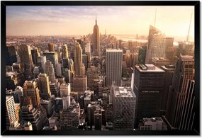 Poszterek keretben 60x40 New York felülnézet