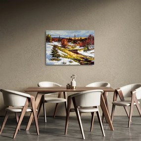 Kép - A tavasz érkezése (üvegen) (70x50 cm)