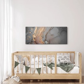 Kép - Szürke-arany márvány (120x50 cm)