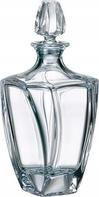 Bohemia Neptun Whisky Karaffa, Üveg, 700 ml, Kristály, Ajándékba