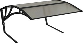 vidaXL robotfűnyíró garázs fekete 80x101x46 cm