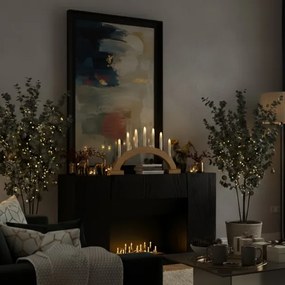 Brilagi - LED karácsonyi gyertyatartó 7xLED/2xAA 28x45 cm