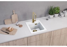 ALVEUS 1139079 - Mosogató ATROX 50x40 cm gránit/fehér