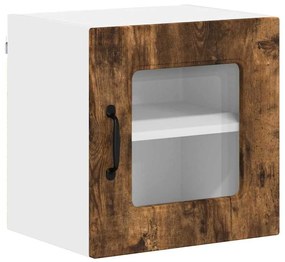 Fali konyhaszekrény 2 pcs Füstölt tölgy 40 x 31 x 40 cm Faanyag