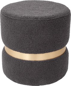 Ring puff - arany gyűrű - T03 szürke szövet R