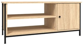 sonoma tölgyszínű szerelt fa TV-szekrény 100x40x45 cm