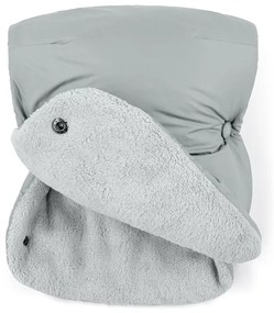 PETITE&MARS - SZETT Babakocsi bundazsák 3 az 1-ben JIBOT + babakocsi kézmelegítők világosszürke