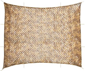 vidaXL homokszínű kamuflázsháló tárolózsákkal 729x602 cm