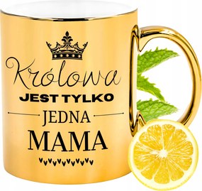 Prémium Arany Csillogó Bögre Anyának Ajándék Nyomtatott Fotóval