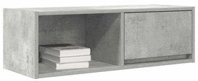 betonszürke szerelt fa TV-szekrény 80x31x25,5 cm