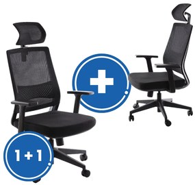 Falco irodai szék 1 + 1 INGYENES, fekete