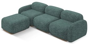 Türkiz moduláris sarokkanapé (variálható sarok) Ailani – Makamii