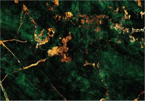 Fotótapéta Márvány Kő Zöld Arany 254x184