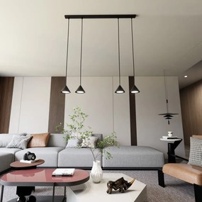 Emibig modern függeszték elit fekete arany emi1330/4
