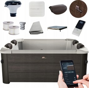 Spa Hidromasszázs Medence Tribeca Merev Kerti Panel Wifi 6os