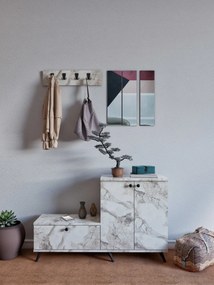 Evva előszobafal, efezusz márvány, 60 cm