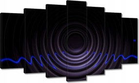 Festmények 140x80 Zenei hullámok