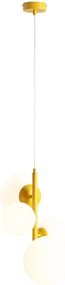 Aldex modern függeszték bloom sárga ald1091l14