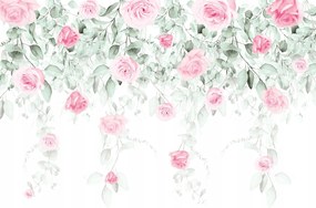 Fotótapéta 3D hatás Levelek pálma virágok 415 x 290