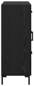 Széf fiókkal Musta tammi 69.5 x 34 x 90 cm Faanyag