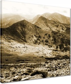 Vászonkép 40x40 Tátra Lengyel hegyek Kilátás