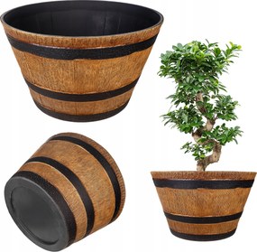 Virágtartó Kerti Virágtartó 52,5 cm Nagy Virágtartó Műanyag Kerek