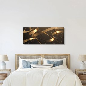 Kép - bronz szalagok (120x50 cm)