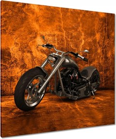 Vászonkép 90x90 Chopper motorkerékpár